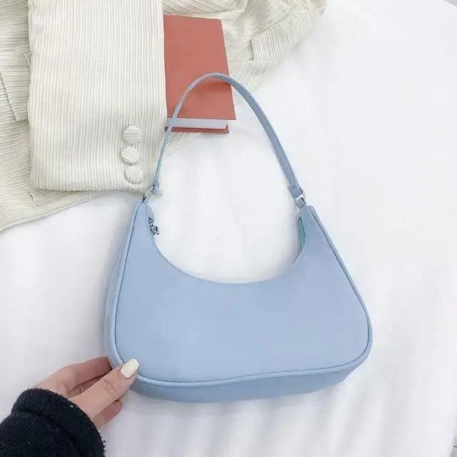 Elegant Pure Color Shoulder Underarm Bags, Casual Ladies Zipper Small Purse Top-handle Handbag For Ladies And Girls - ALLURELATION - 575, Anti-theft Shoulder Bag, Bags, Bags for Girls, Bags for Ladies, Bags For Teenagers, Bags For Women, Bags in Demand, Best Selling Bags, Birthday Gift, Designer Female Bags, Gift Bags, Hot sale Bags, Luxury Bags, Matching Bag, Matching Bags, Modern Bags, Picnic Bags, Trendy Bags, Vintage Style Shoulder Bags - Stevvex.com