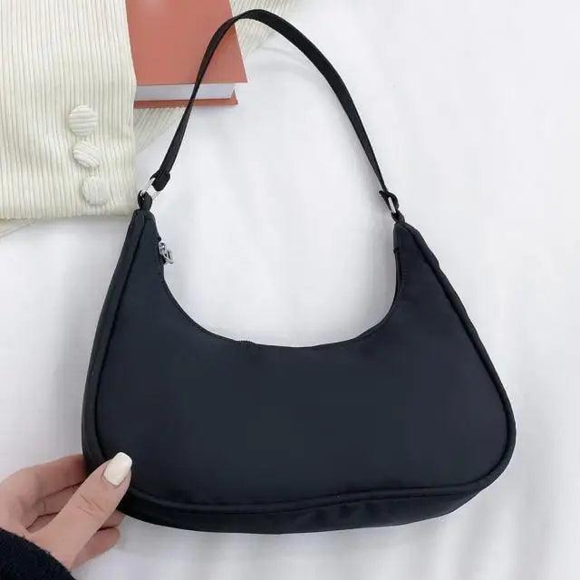 Elegant Pure Color Shoulder Underarm Bags, Casual Ladies Zipper Small Purse Top-handle Handbag For Ladies And Girls - ALLURELATION - 575, Anti-theft Shoulder Bag, Bags, Bags for Girls, Bags for Ladies, Bags For Teenagers, Bags For Women, Bags in Demand, Best Selling Bags, Birthday Gift, Designer Female Bags, Gift Bags, Hot sale Bags, Luxury Bags, Matching Bag, Matching Bags, Modern Bags, Picnic Bags, Trendy Bags, Vintage Style Shoulder Bags - Stevvex.com