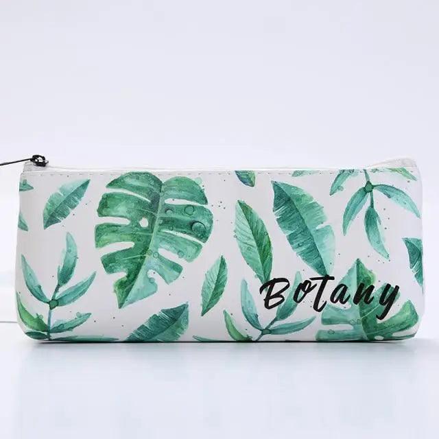 Elegant Small Fresh Print Stationery Portable Stylish Simple Pencil Case Cool Case For Students Office School Pouch - 3