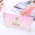 Elegant Small Fresh Print Stationery Portable Stylish Simple Pencil Case Cool Case For Students Office School Pouch