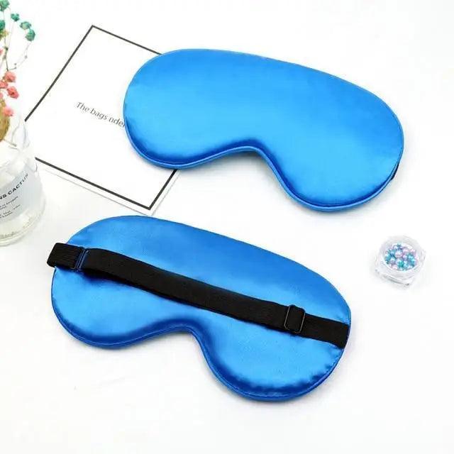 Elegant Soft Silk Eye Cover Sleeping Eye Mask Elastic Women Eye Patch Comfortable Super - Smooth Eye Mask For Sleep