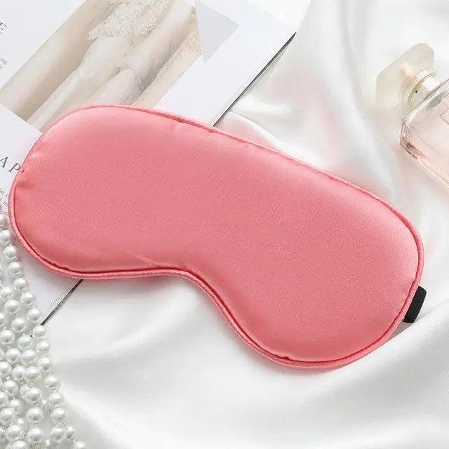 Elegant Soft Silk Eye Cover Sleeping Eye Mask Elastic Women Eye Patch Comfortable Super - Smooth Eye Mask For Sleep