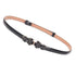 Elegant Thin Adjustable Belt PU Leather One Size Buckle Women Waistbands New Design Multiple Colors Belts For Women - 4