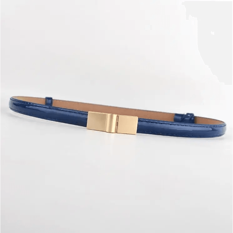 Elegant Thin Adjustable Belt PU Leather One Size Buckle Women Waistbands New Design Multiple Colors Belts For Women