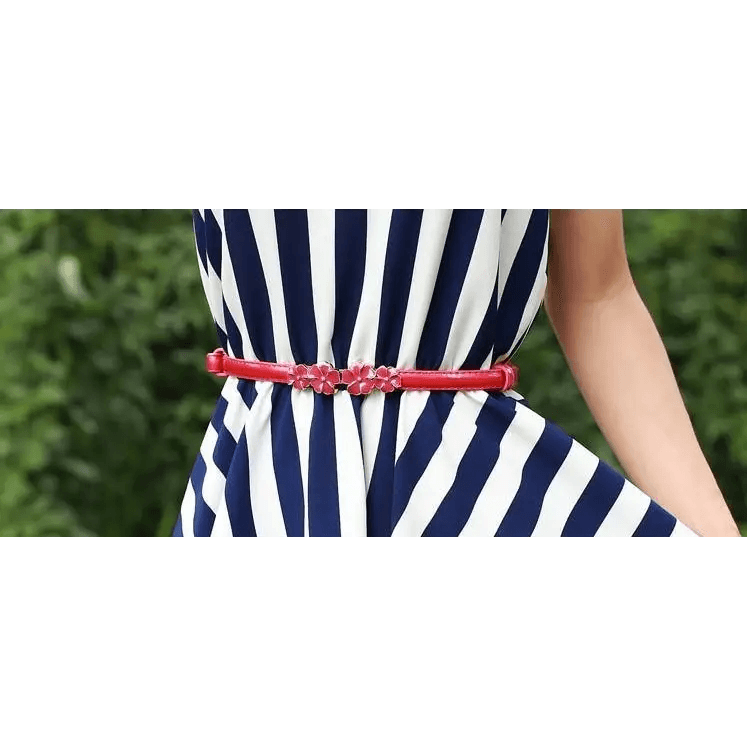 Elegant Thin Adjustable Belt PU Leather One Size Buckle Women Waistbands New Design Multiple Colors Belts For Women