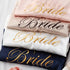 Elegant Wedding Bride Robe Lightweight Short Silk Sleepwear Women Indoor Bathrobes - STIL7485DFGKJ