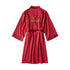 Elegant Wedding Bride Robe Lightweight Short Silk Sleepwear Women Indoor Bathrobes - STIL7485DFGKJ