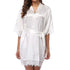 Elegant White Design Silk Short Women Bathrobe Classic Soft And Comfortable Women's Style Sleepwear Indoor Bathrobe - STEVVEX Fashion - 709, bathrobe, bathrobe for women, bathrobes, classic bathrobe, comfortable bathrobe, comfortable sleepwear, elegant bathrobe, elegant sleepwear, fashion bathrobe, luxury bathrobe, luxury sleepwear, short bathrobe, silk bathrobe, sleepwear, sleepwear for women, soft bathrobe, soft sleepwear, stylish bathrobe, white bathrobe, women bathrobe, women sleepwear - Stevvex.com