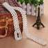 Elegant White Pearl Elastic Buckle Belt For Women Luxurious Strap Pearls Waistband Fashionable Design - STIL6777YGJPO