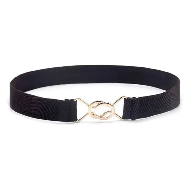 Elegant Wide Fabric Strap Silver Metal Buckle Belts For Women Trendy Women's Fashion Stretchable Classic Color Belts - STEVVEX Fashion - 702, belt, belts, belts for women, casual belt, charming belt, elastic belt, elegant belt, fashion belt, luxury belt, metal buckle belt, party belt, retro belt, silver metal buckle belt, stretchy belt, stylish belt, vintage belt, waistband, waistband for women, wide strap belt, women belt - Stevvex.com