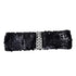 Elegant Wide Fabric Strap Silver Metal Buckle Belts For Women Trendy Women's Fashion Stretchable Classic Color Belts - STEVVEX Fashion - 702, belt, belts, belts for women, casual belt, charming belt, elastic belt, elegant belt, fashion belt, luxury belt, metal buckle belt, party belt, retro belt, silver metal buckle belt, stretchy belt, stylish belt, vintage belt, waistband, waistband for women, wide strap belt, women belt - Stevvex.com