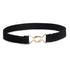 Elegant Wide Fabric Strap Silver Metal Buckle Belts For Women Trendy Women's Fashion Stretchable Classic Color Belts - STEVVEX Fashion - 702, belt, belts, belts for women, casual belt, charming belt, elastic belt, elegant belt, fashion belt, luxury belt, metal buckle belt, party belt, retro belt, silver metal buckle belt, stretchy belt, stylish belt, vintage belt, waistband, waistband for women, wide strap belt, women belt - Stevvex.com