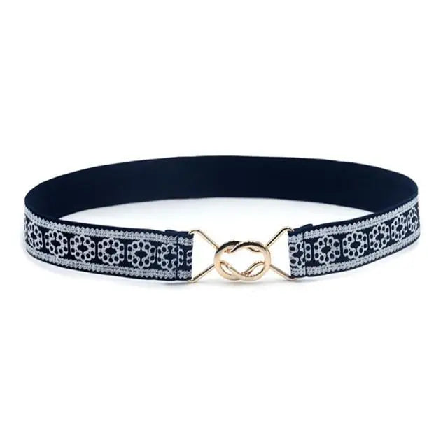 Elegant Wide Fabric Strap Silver Metal Buckle Belts For Women Trendy Women's Fashion Stretchable Classic Color Belts - STEVVEX Fashion - 702, belt, belts, belts for women, casual belt, charming belt, elastic belt, elegant belt, fashion belt, luxury belt, metal buckle belt, party belt, retro belt, silver metal buckle belt, stretchy belt, stylish belt, vintage belt, waistband, waistband for women, wide strap belt, women belt - Stevvex.com