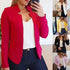 Elegant Women Blazer Thin Long Sleeve Blazer Solid Color Office Lady Suit Coat Fashionable Women Basic Coats - ALLURELATION - 574, best sellling basic coat, Birthday Gift, Blazer, Elegance Blazer, Fashionable Women Basic Coats, gift for girls, gift for office lady, Hot Sale Blazer for girls, Luxury blazer for women, matching blazer, Office Lady Suit, party wear for ladies, Solid Color Office Lady, stylish suit coat, Thin Long Sleeve Blazer, Women Blazer - Stevvex.com