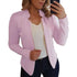 Elegant Women Blazer Thin Long Sleeve Blazer Solid Color Office Lady Suit Coat Fashionable Women Basic Coats - ALLURELATION - 574, best sellling basic coat, Birthday Gift, Blazer, Elegance Blazer, Fashionable Women Basic Coats, gift for girls, gift for office lady, Hot Sale Blazer for girls, Luxury blazer for women, matching blazer, Office Lady Suit, party wear for ladies, Solid Color Office Lady, stylish suit coat, Thin Long Sleeve Blazer, Women Blazer - Stevvex.com