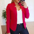 Elegant Women Blazer Thin Long Sleeve Blazer Solid Color Office Lady Suit Coat Fashionable Women Basic Coats - ALLURELATION - 574, best sellling basic coat, Birthday Gift, Blazer, Elegance Blazer, Fashionable Women Basic Coats, gift for girls, gift for office lady, Hot Sale Blazer for girls, Luxury blazer for women, matching blazer, Office Lady Suit, party wear for ladies, Solid Color Office Lady, stylish suit coat, Thin Long Sleeve Blazer, Women Blazer - Stevvex.com