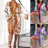 Elegant Women Indoor Robes Modern Design Bathrobes Ladies Long Sleepwear Soft And Comfortable Womens Bathrobes