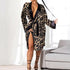 Elegant Women Indoor Robes Modern Design Bathrobes Ladies Long Sleepwear Soft And Comfortable Womens Bathrobes