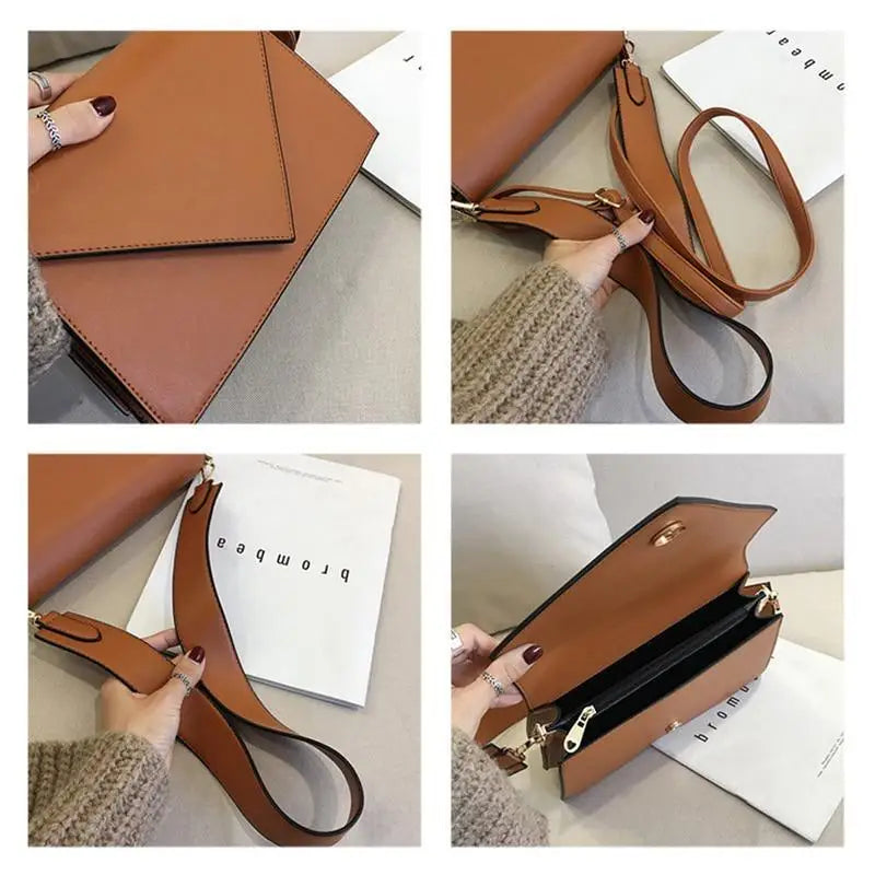 Elegant Women’s Crossbody Bags Luxury Handbags Bags Designer PU Leather Female Travel Shoulder Bags - ALU93151OPQ