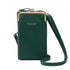 Elegant Women Small Crossbody Bags With Large Capacity Designer PU Leather Shoulder Bags For Women Phone Purses - Green