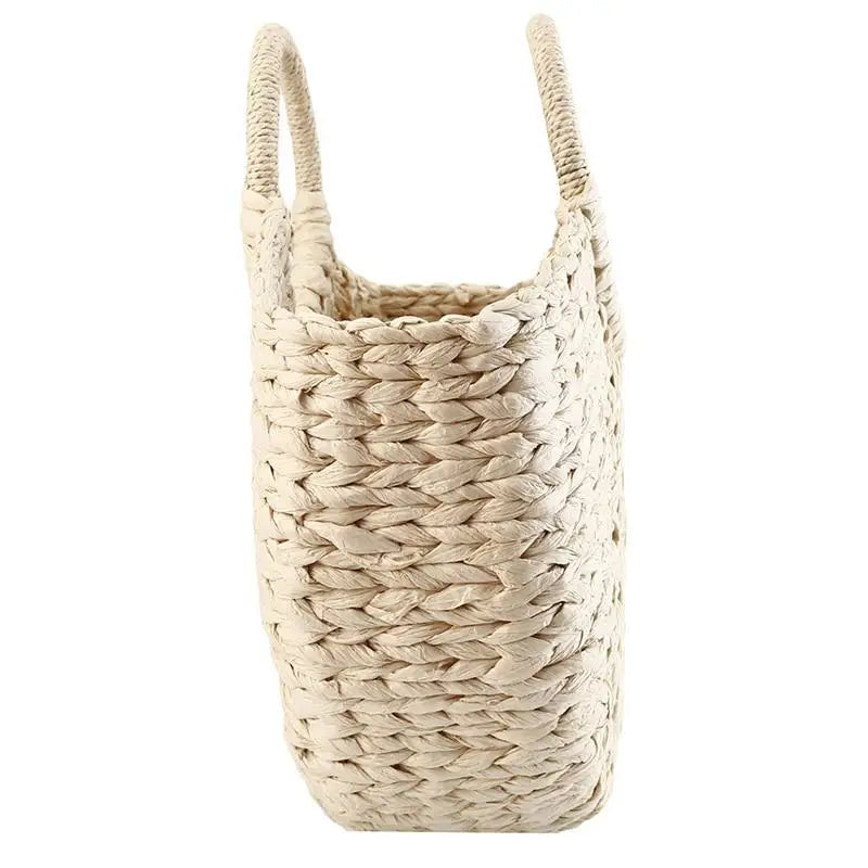 Elehant Women’s Woven Wicker Straw Half Round Bag Trendy Large Capacity Female Casual Travel Bag - ALU93106QRS