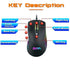 Ergonomic Design Wired RGB Professional Gaming Mouse Optical Gamer Mice Adjustable DPI Mouse With Backlight