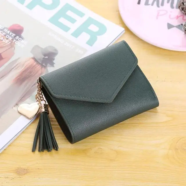 Ethnic Design Leather Small Wallet For Women Luxury Famous Short Coin Zipper Purse Credit Card Holder Mini