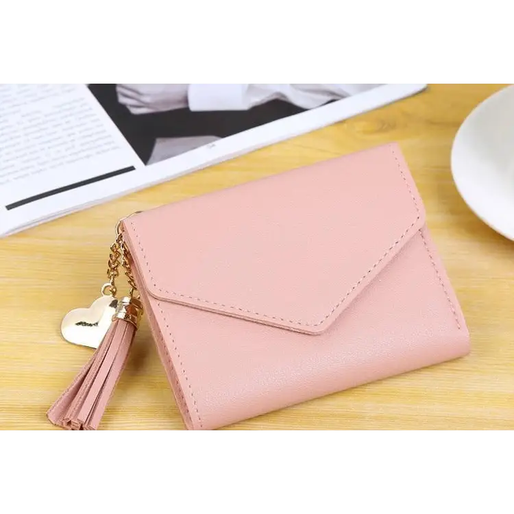 Ethnic Design Leather Small Wallet For Women Luxury Famous Short Coin Zipper Purse Credit Card Holder Mini