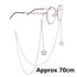 Eyeglass Strap Reading Glasses Hanging Chain Sunglasses Spectacles Holder Neck Cord Glasses Slip Metal Chain - STEVVEX Juwelery - hanging chain, metal chain, metal strap glasses, sunglasses chain, women glasses chain - Stevvex.com