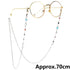 Eyeglass Strap Reading Glasses Hanging Chain Sunglasses Spectacles Holder Neck Cord Glasses Slip Metal Chain - STEVVEX Juwelery - hanging chain, metal chain, metal strap glasses, sunglasses chain, women glasses chain - Stevvex.com