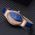 Women Fashion Luxury Watch Leather Strap Women Bracelet Clock Ellipse Rhinestone PU Sport Quartz Watch Wrist Watches For Women and Girls