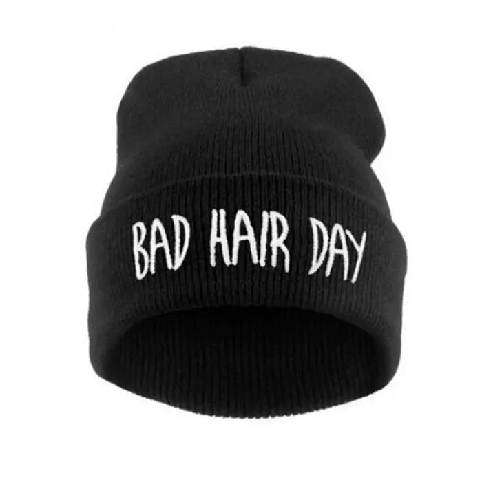 Fashion Bad Hair Day Beanies Unisex Cute Soft Hats Comfortable Outdoor Caps Durable Modern Design - STEVVEX Fashion - 706, autumn beanies, autumn caps, bad hair day cap, beanies, caps, colorful caps, comfortable beanies, comfortable caps, hats, knitted caps, soft beanies, soft caps, soft hats, unisex beanies, unisex caps, warm beanies, warm caps, white beanie, white cap, winter beanie, winter caps, winter hats - Stevvex.com