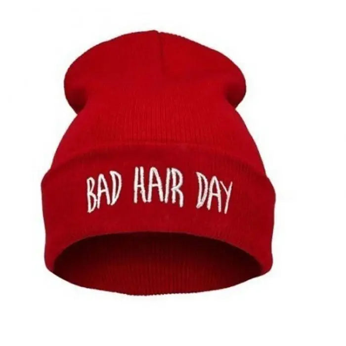 Fashion Bad Hair Day Beanies Unisex Cute Soft Hats Comfortable Outdoor Caps Durable Modern Design - STEVVEX Fashion - 706, autumn beanies, autumn caps, bad hair day cap, beanies, caps, colorful caps, comfortable beanies, comfortable caps, hats, knitted caps, soft beanies, soft caps, soft hats, unisex beanies, unisex caps, warm beanies, warm caps, white beanie, white cap, winter beanie, winter caps, winter hats - Stevvex.com