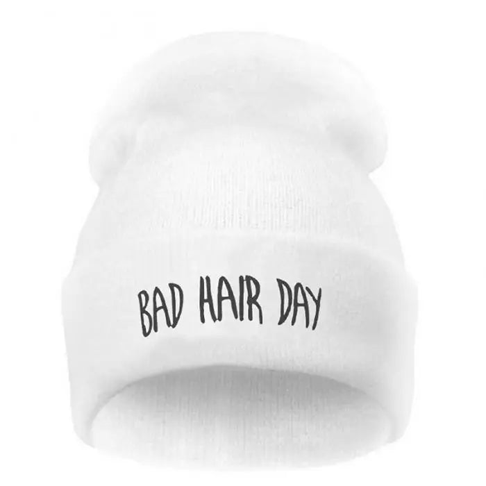 Fashion Bad Hair Day Beanies Unisex Cute Soft Hats Comfortable Outdoor Caps Durable Modern Design - STEVVEX Fashion - 706, autumn beanies, autumn caps, bad hair day cap, beanies, caps, colorful caps, comfortable beanies, comfortable caps, hats, knitted caps, soft beanies, soft caps, soft hats, unisex beanies, unisex caps, warm beanies, warm caps, white beanie, white cap, winter beanie, winter caps, winter hats - Stevvex.com