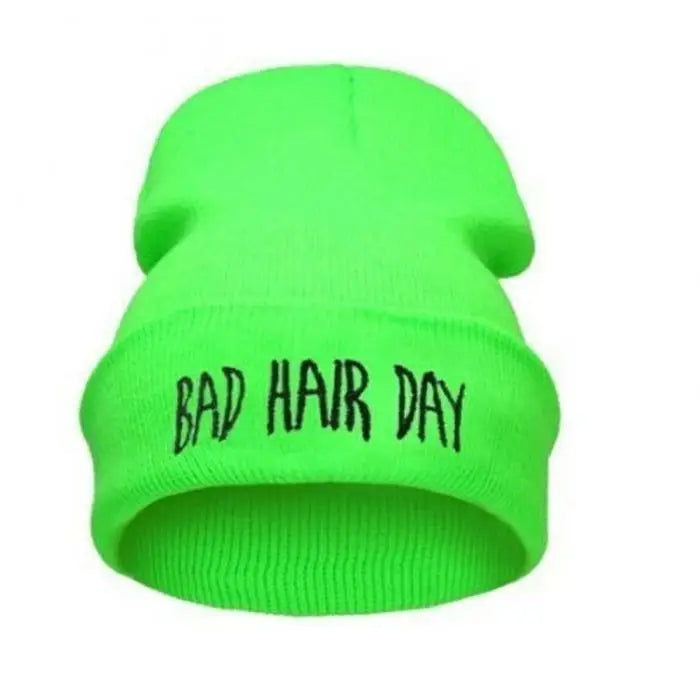 Fashion Bad Hair Day Beanies Unisex Cute Soft Hats Comfortable Outdoor Caps Durable Modern Design - STEVVEX Fashion - 706, autumn beanies, autumn caps, bad hair day cap, beanies, caps, colorful caps, comfortable beanies, comfortable caps, hats, knitted caps, soft beanies, soft caps, soft hats, unisex beanies, unisex caps, warm beanies, warm caps, white beanie, white cap, winter beanie, winter caps, winter hats - Stevvex.com