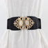 Fashion Black Elastic Waistband One-Piece Dress Women Decorative Belt Elegant Women's Style Party Dress Belts - STEVVEX Fashion - 702, belt, belt for girls, belt for women, belts, black belt, charming belt, classic belt, decorative belt, decorative black belt, elastic belt, elegant belt, fashion belt, ladies belt, luxury belt, new design belt, party belt, retro belt, trendy belt, unique belt, vintage belt, waistband for women, women belt, women belts, women waistband - Stevvex.com