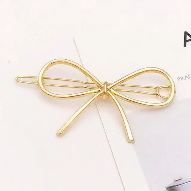 Fashion Circle Moon Hair Clips Modern Design For Women Geometric Hair Pins Charming Girls Hair Clips Hair Styling