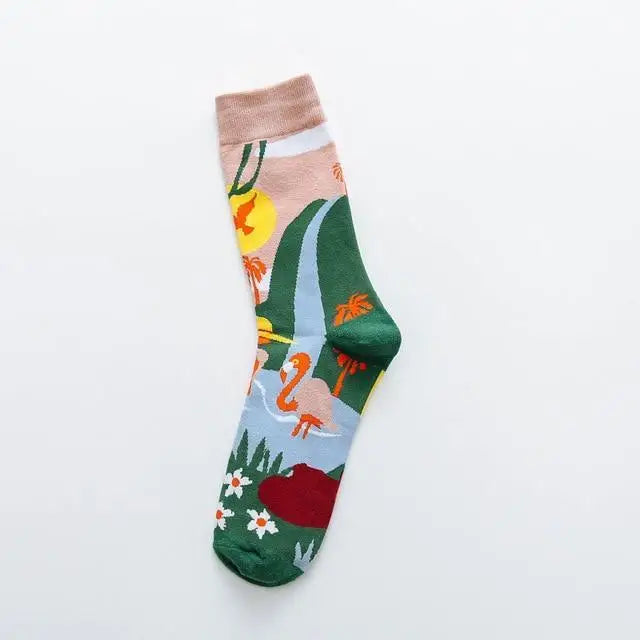 2021 Fashion Colorful Print Socks Women Mushroom Spring Woman Socks Cotton Socks For Women - Treko - 2021 trends, birthday gifts, birthday socks, comfortable socks, fashion 2021, fashionable socks, latest socks, new trend 2021, SOCKS, socks 2021, socks for women, stylish socks, trends 2021, trendy socks, trendy socks 2021, trendy women socks, unisex socks, women socks 2021, women trendy socks- Stevvex.com