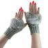 Fashion Fingerless Warm Wool Knitted Classic Fur Half One Size Finger Gloves For Women Cute Soft And Comfortable Trendy Fashion Stretchy Gloves For Women - STEVVEX Fashion - 717, autumn gloves, comfortable gloves, cute gloves, elegant gloves, Fingerless Gloves, fur gloves, glove, gloves for girls, gloves for winter, gray gloves, half finger gloves, knitted gloves, ladies gloves, red gloves, short mittens, soft gloves, soft mittens, warm gloves, winter, winter gloves, women gloves, wool gloves - Stevvex.com