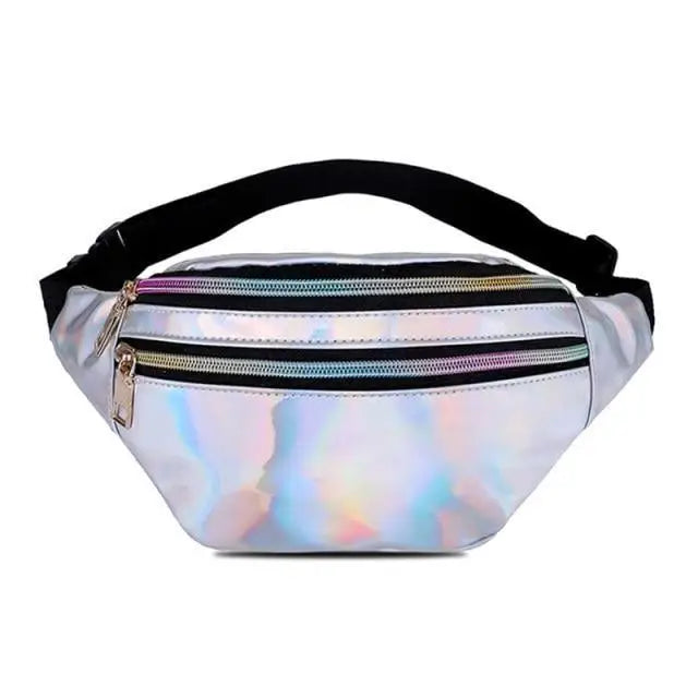 Fashion Holographic Women Waist Bags Modern Fanny Pack Adjustable Belt Bag Excellent Design Waist Packs Chest Phone