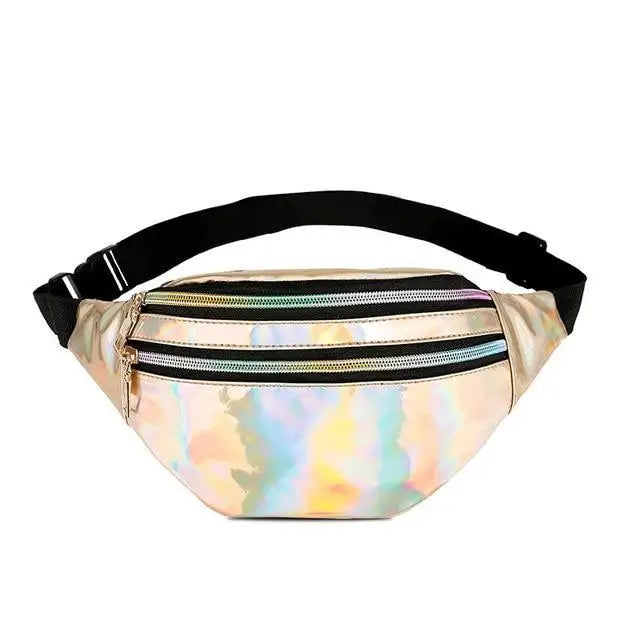 Fashion Holographic Women Waist Bags Modern Fanny Pack Adjustable Belt Bag Excellent Design Waist Packs Chest Phone