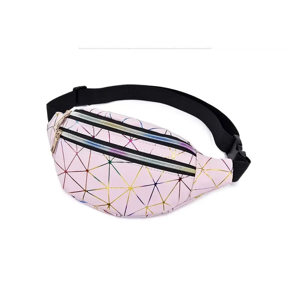 Fashion Holographic Women Waist Bags Modern Fanny Pack Adjustable Belt Bag Excellent Design Waist Packs Chest Phone