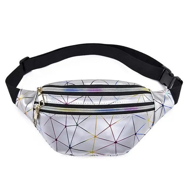 Fashion Holographic Women Waist Bags Modern Fanny Pack Adjustable Belt Bag Excellent Design Waist Packs Chest Phone