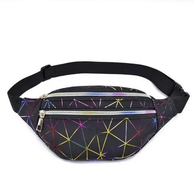 Fashion Holographic Women Waist Bags Modern Fanny Pack Adjustable Belt Bag Excellent Design Waist Packs Chest Phone