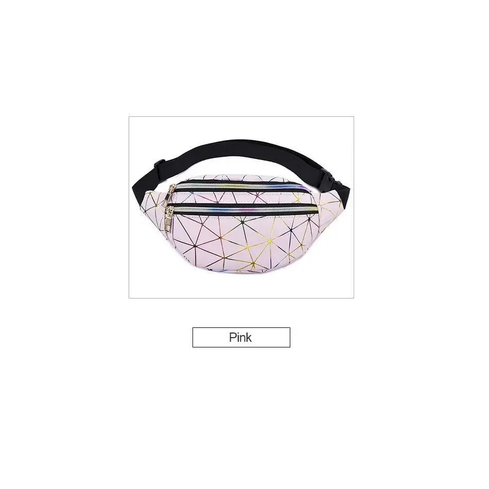 Fashion Holographic Women Waist Bags Modern Fanny Pack Adjustable Belt Bag Excellent Design Waist Packs Chest Phone