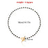 Fashion Luxury Black Crystal Glass Bead Chain Choker Necklace Party Charm Lock Collar Necklace Jewelry For Women