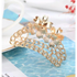 Fashion Sparkly Ladies Hair Clip Metal Spring Hair Clips Barrette Accessories For Women Golden Silver Barrettes Hair