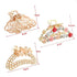 Fashion Sparkly Ladies Hair Clip Metal Spring Hair Clips Barrette Accessories For Women Golden Silver Barrettes Hair