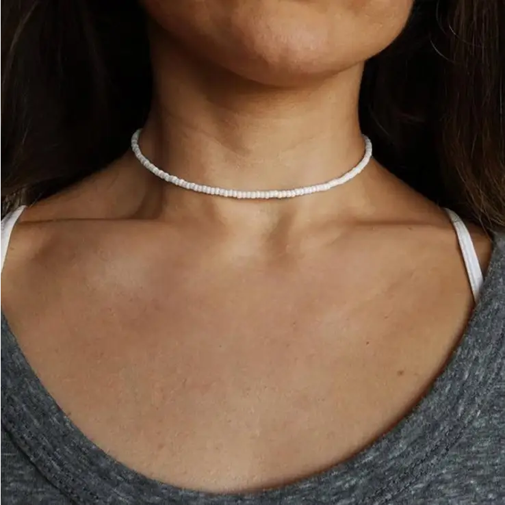 Fashion Vintage Style Pearl Chain Choker Necklace For Women - Elegant Fashion Women Necklace Jewelry Gift Engagement Wedding Gifts - ALLURELATION - 572, aesthetic jewelry, aesthetic necklaces, Body Jewelry, choker necklace, circle necklaces, Fashion Jewelry, fashion pendants, Jewelry, Jewelry for women, Layered Necklaces, Necklace, Necklace for girl, necklaces, necklaces for teens, Pearl Necklaces, trending jewelry, women jewelry, womens jewelry - Stevvex.com