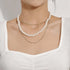 Fashion Vintage Style Pearl Chain Choker Necklace For Women - Elegant Fashion Women Necklace Jewelry Gift Engagement Wedding Gifts - ALLURELATION - 572, aesthetic jewelry, aesthetic necklaces, Body Jewelry, choker necklace, circle necklaces, Fashion Jewelry, fashion pendants, Jewelry, Jewelry for women, Layered Necklaces, Necklace, Necklace for girl, necklaces, necklaces for teens, Pearl Necklaces, trending jewelry, women jewelry, womens jewelry - Stevvex.com